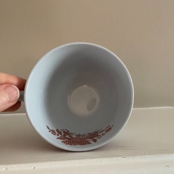 Vintage Spode Fitzhugh Pattern, Red, White, Floral, Set of 4 Teacups & Saucers - Picture 7 of 11